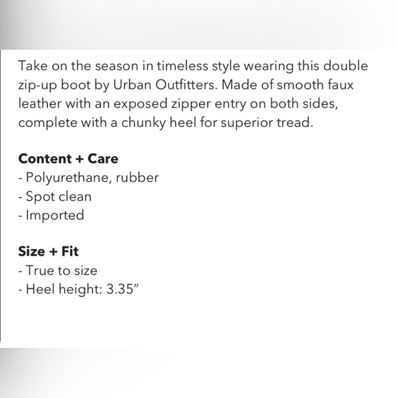 UO Zip Up Boots - Picture 7 of 7